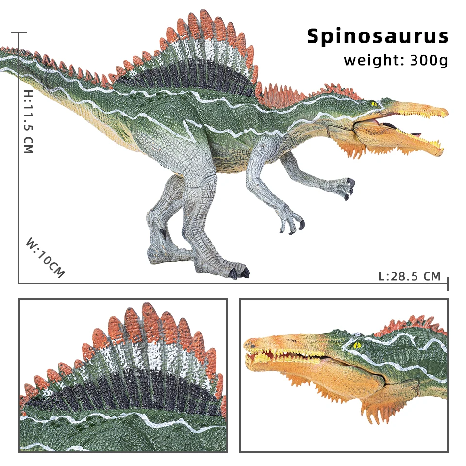 Hitwo prä historische Jurassic Indominus Rex Action figuren offenen Mund wilde Welt Tiere Modell PVC hochwertige Spielzeug für Kinder Geschenk – Detail 8