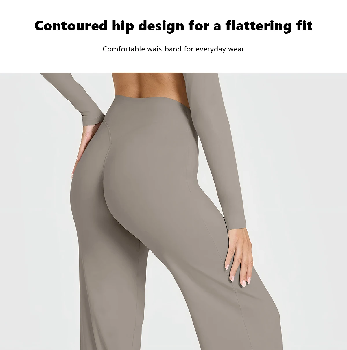 Running Sportswear Women 2 Piece Set Short Cropped Long Sleeve Top Straight Leg Yoga Pants Breathable Quick Dry Gym Suit