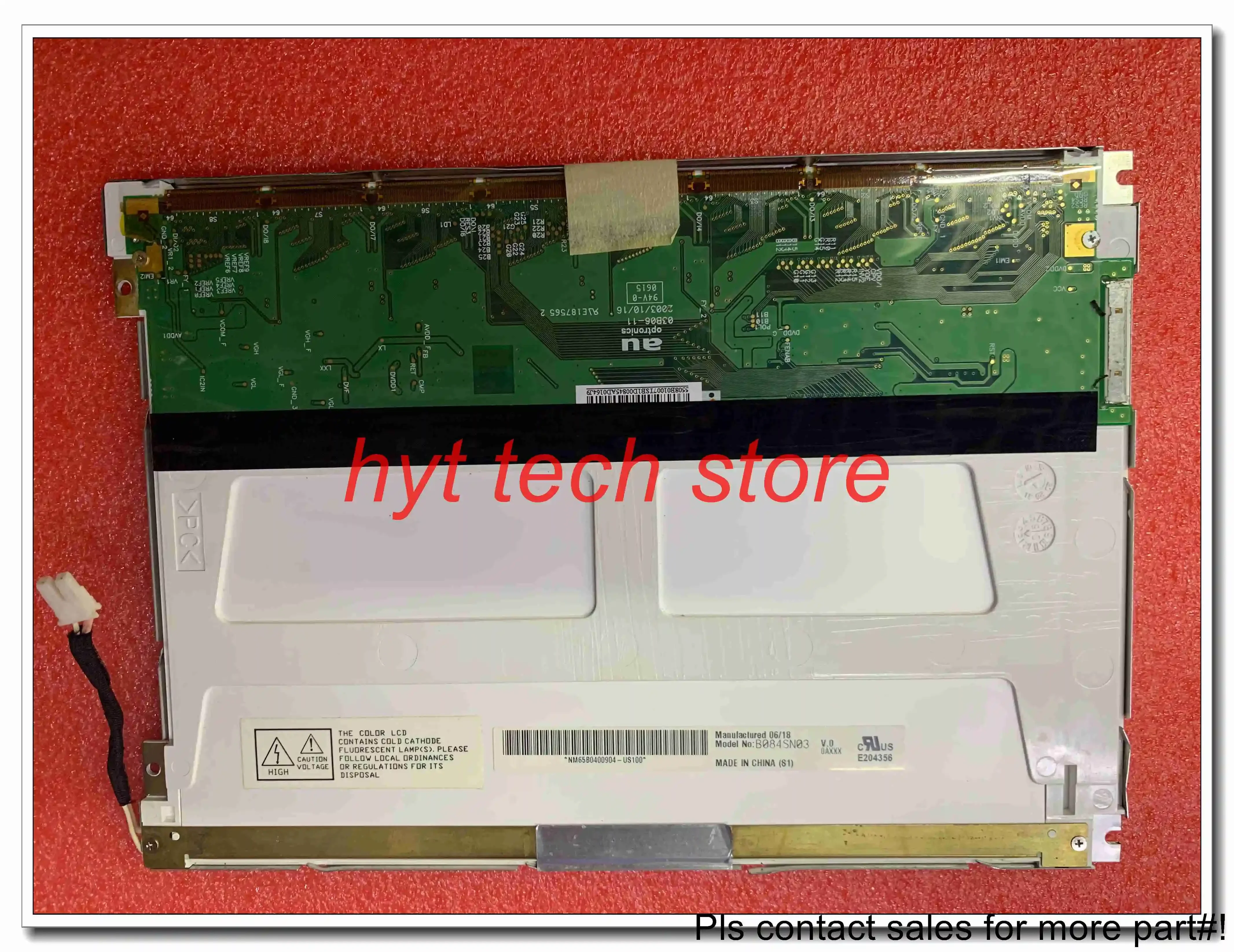 B084SN03 V0 B084SN03 V.0  8.4 inch 800*600 Oriignal Industrial LCD Panel, 100% tested before shipment