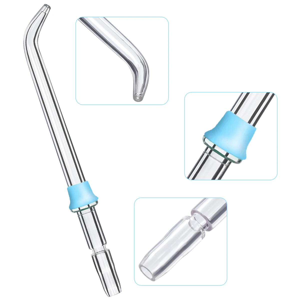 Accesorios de higiene bucal estándar para waterpik, WP-100, WP-450, WP-250, WP-300, WP-660, para Waterpulse, Nicefeel y Flycat, 8 Uds.