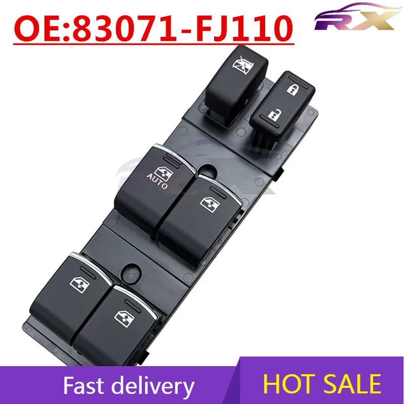 

OEM:83071-FJ110 Suitable for Subaru XV Forester Glass Lifter Switch Power Window Control Button Switch
