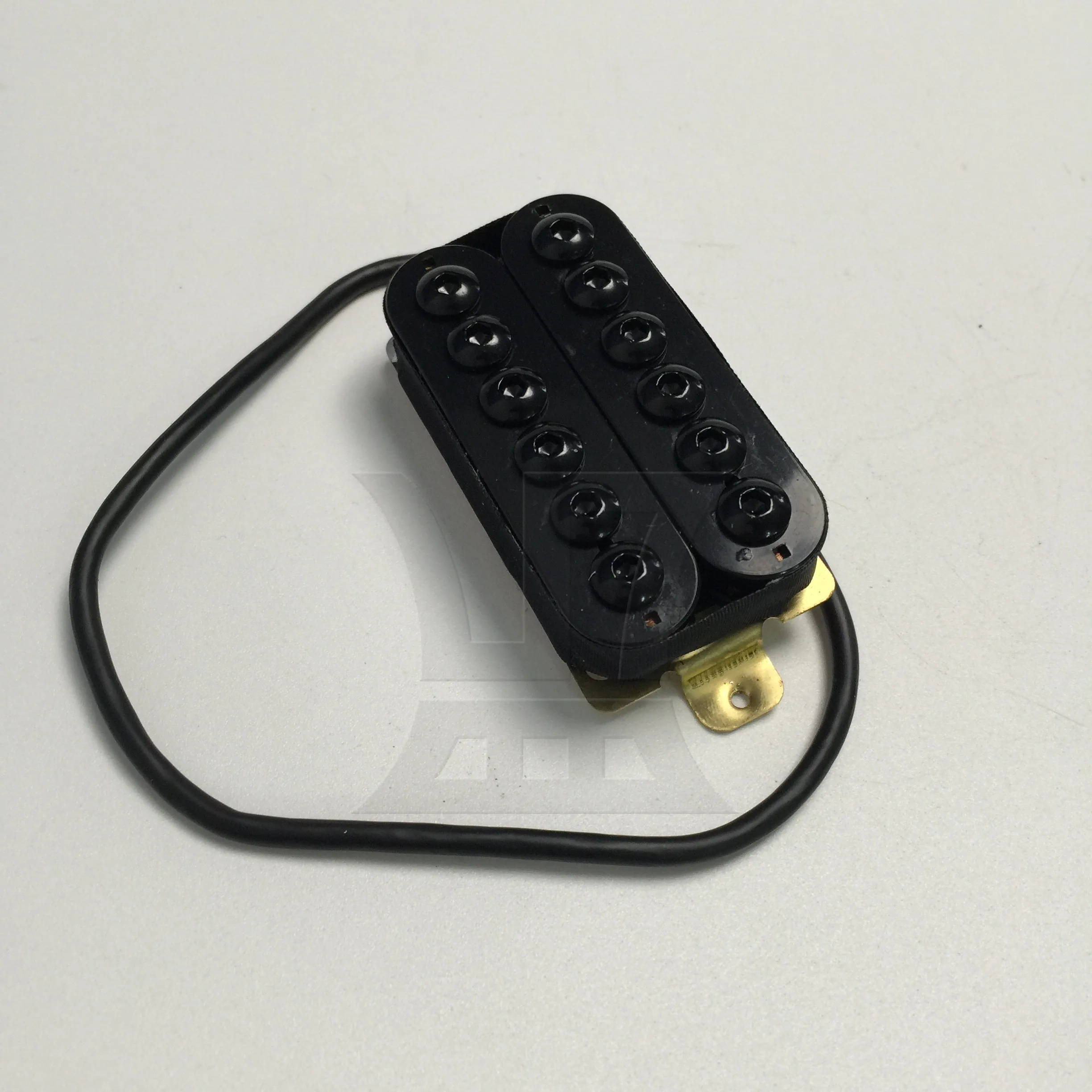 

Yibuy 1pc Electric Guitar Double Coil Board Pickup Black Black Wire for Eliminating Noise