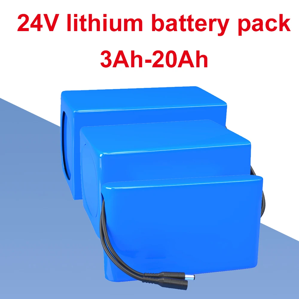 

100% New 24V 3Ah-20Ah 6S1P-6P 18650 Battery Lithium Ion Battery 25.2v 18000mAh Moped/Electric/Lithium Ion Battery Packs