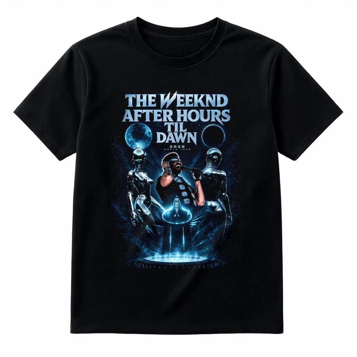 New The Weeknd After Hours Til Dawn 2026 T-shirt Men Women Summer Cotton Clothing Fashion Oversized Short Sleeved Top Streetwear