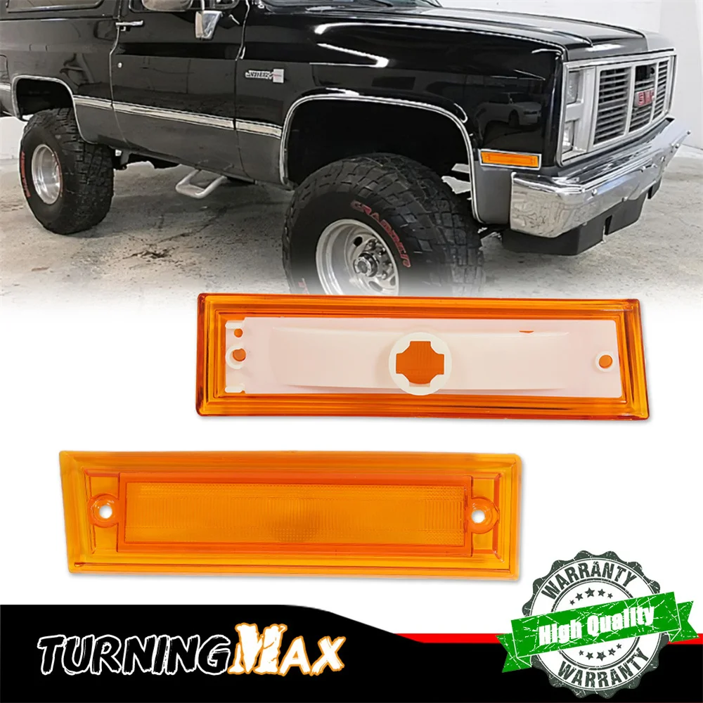 Car Front Bumper Side Marker Light Cover Housings For GMC SUBURBAN PICKUP JIMMY For CHEVROLET SUBURBAN BLAZER No Bulb/Socket