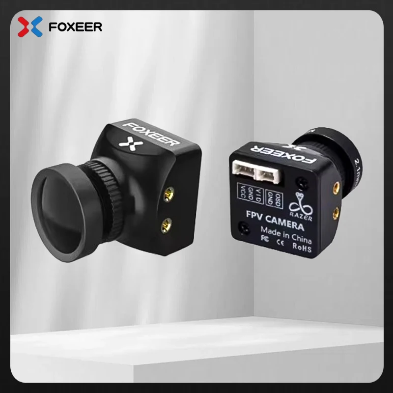 

Foxeer Razer Pico/Razer Mini / Razer Micro / Razer NANO 1200TVL 4:3 16:9 NTSC/PAL Switchable FPV Camera For RC Drone