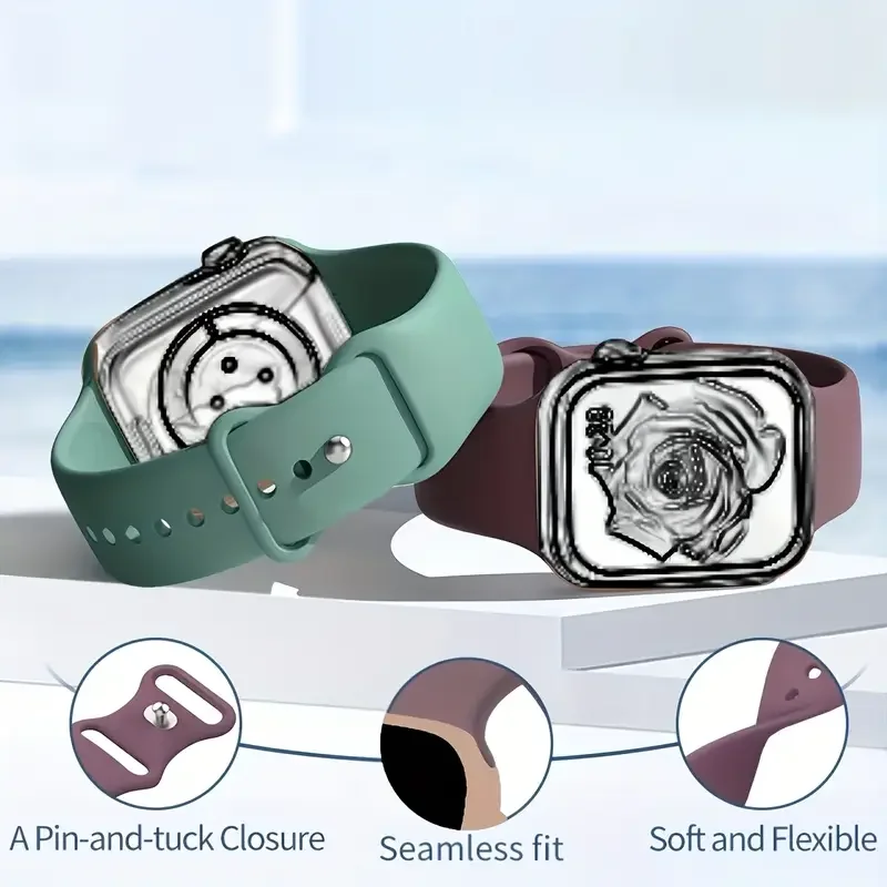 Apple Watch Series 11-10 46mm 42mm シリコンバンド 44mm 40mm 45mm 41mm 44mm ultra 3/2 49mm スポーツストラップ iWatch 9 8 7 6 SE 5 4用