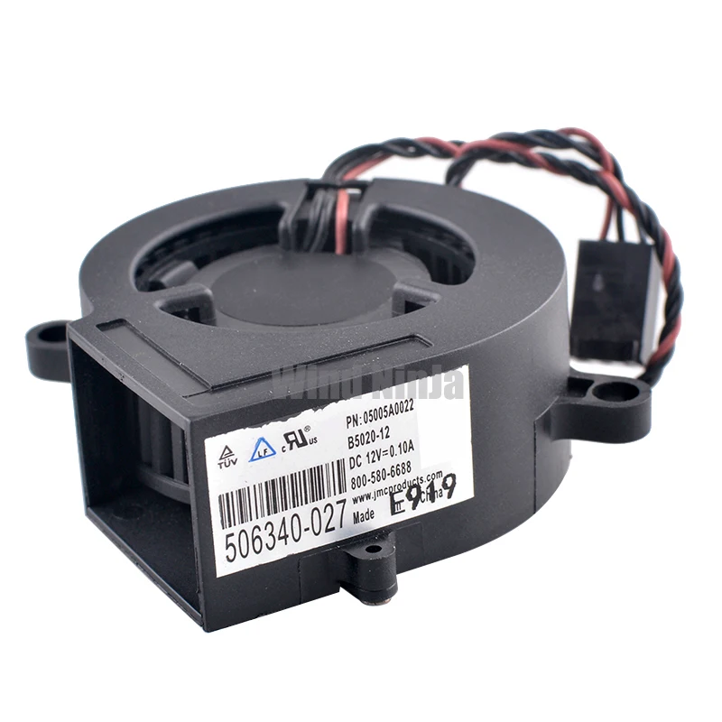 (2pcs) B5020-12 05005A0022 50mm Centrifugal Blower Fan 50x50x20mm DC12V 0.10A 3-Pin Cooling Fan for Projectors