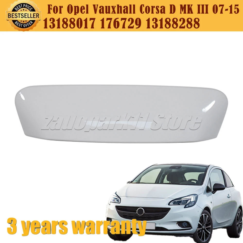 For Opel Vauxhall Corsa D MK III 07-15 Trunk Tailgate Boot Handle white 13188017 176729 13188288