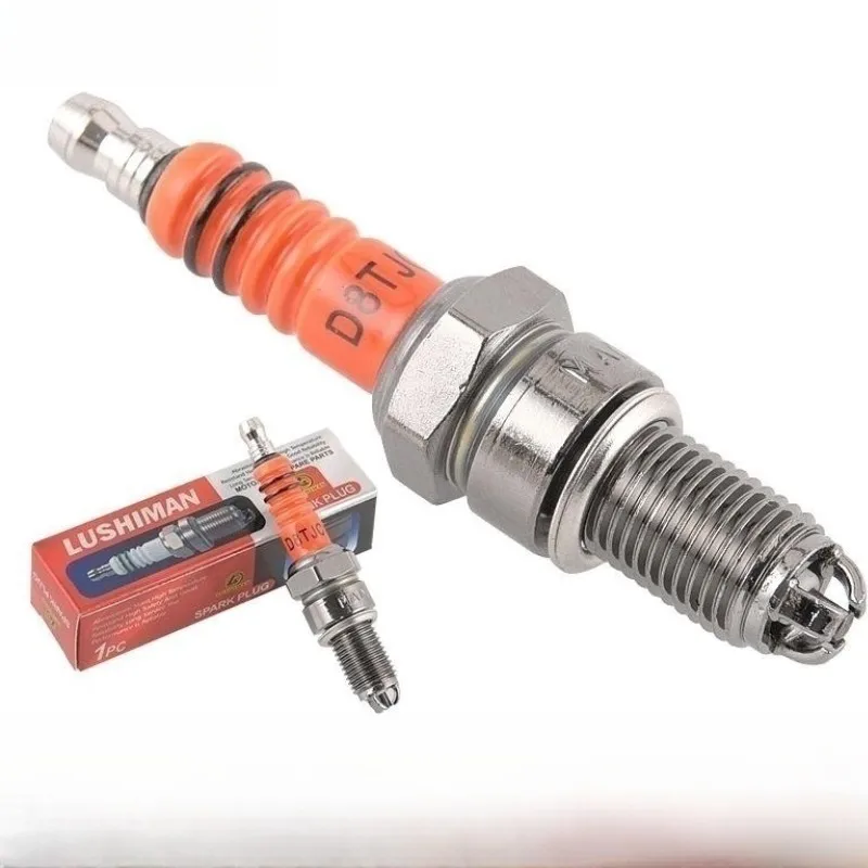 3-Electrode Spark Plug A7TJC A7TC D8TJC D8TC  forGY6125cc 50cc 150cc 200cc 175cc  Dirt Bike Moped Scooter ATV Go Kart Motorcycle