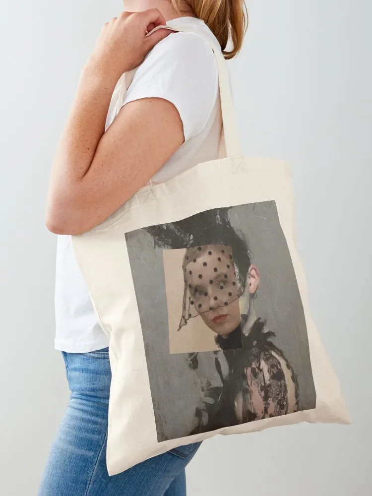 Villanelle with Veil Tote Bag custom tote bag Canvas Beach bag