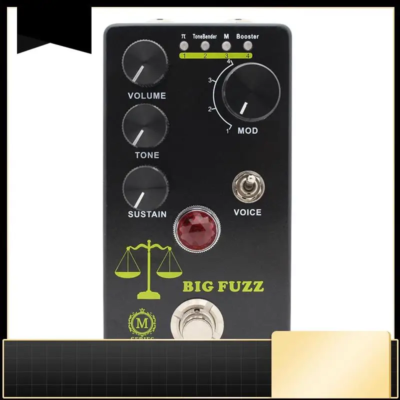 

MOSKYAUDIO Педаль эффектов для электрогитары Big Fuzz Педаль эффектов Аксессуары для бас-гитары-N33R