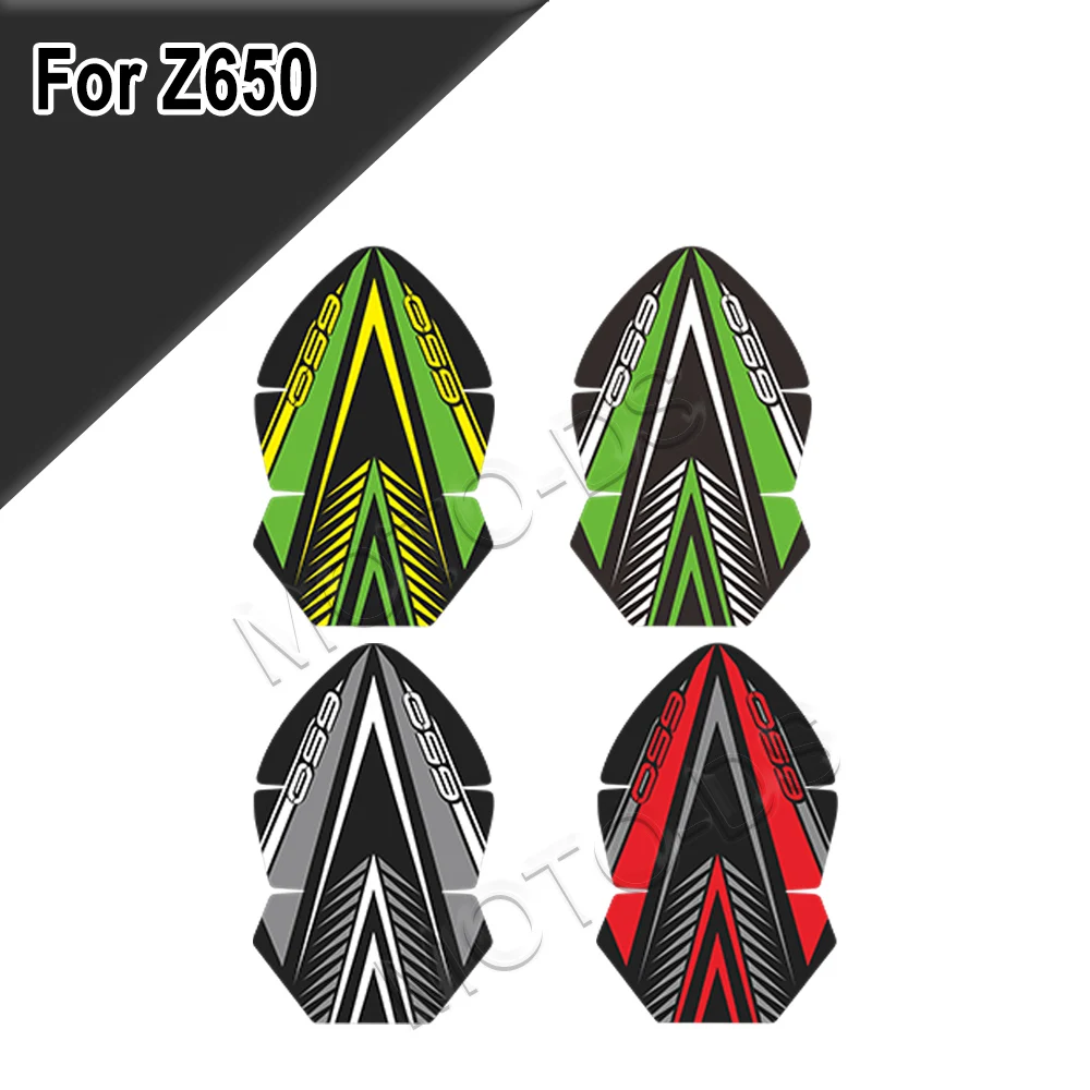 لكاواساكي Z650 Z 650 خزان وقود دراجة نارية وسادة الجسم ملصق الجبهة عجلة درابزين الزجاج الأمامي مجموعة ملصقات 2018 2019 2020 2021