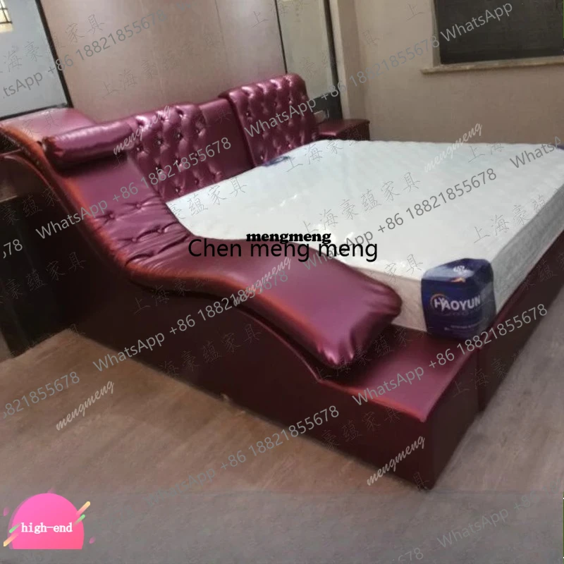 

Electronic Japanese Bed Unique Massager Queen Double Smart Bed Lounge Upholstery Somieres Y Marcos De Cama Bedroom Furniture