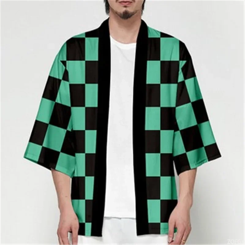 Devil Killer 3D Printed Japanese Anime Kimono Role Playing Men and Women Summer Casual Cool Street Dress image 5
