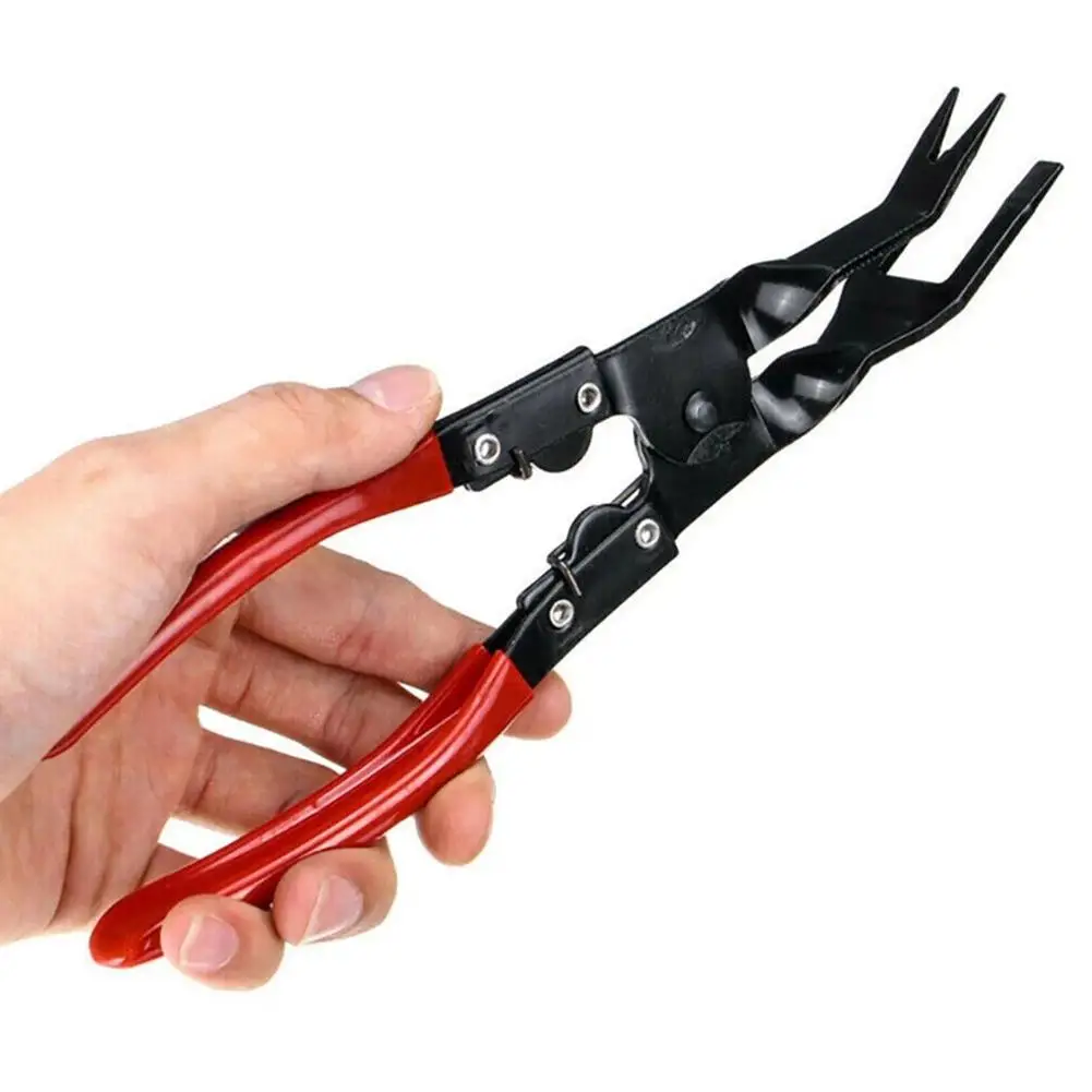 Auto Headlight Opening Pliers Trim Clip Removal Tool Plastic Rivet Buckle Remover Door Panel Pliers Heat-Treated Steel Car Tool - view 6