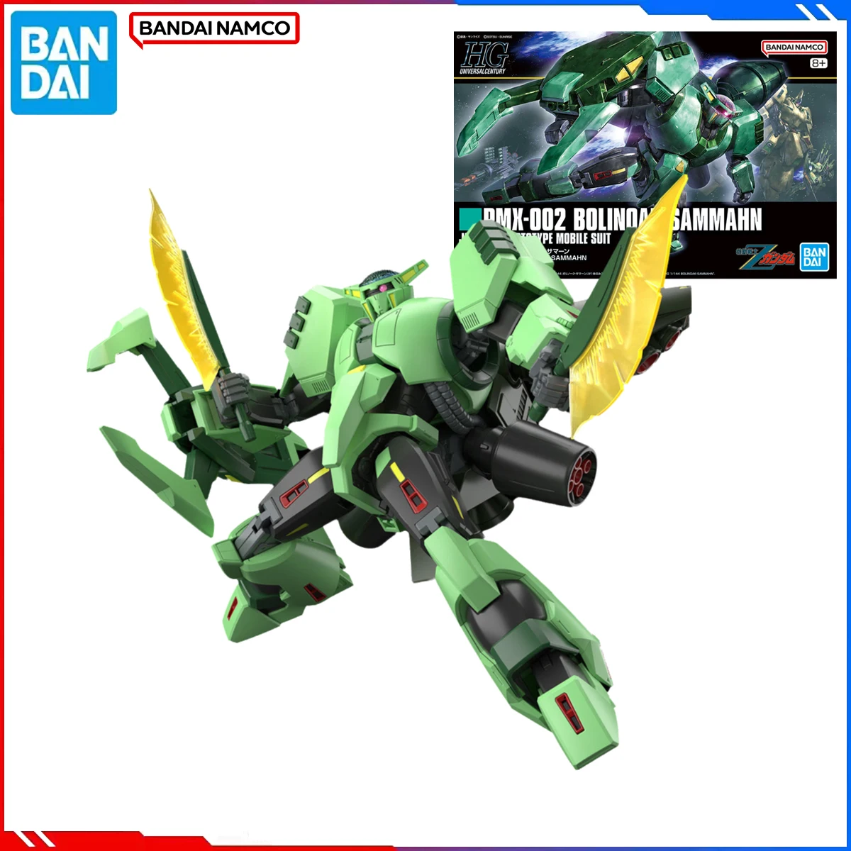 バンダイ本物のオリジナルガンプラモデルキット HGUC 1/144 アニメフィギュアボリノークサムハンアクションフィギュア模型玩具ギフト子供のための