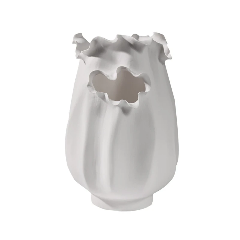 

Handmade ceramic vase ornament home jewelry high-end wide-mouth ceramic vase