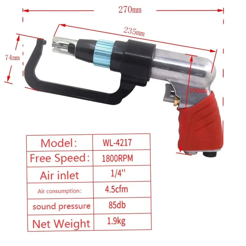 

Perforadores para reparar puntos de soldadura en puertas de automóviles. Puntas de 8 mm y 1/4" con juntas de gancho que eliminan