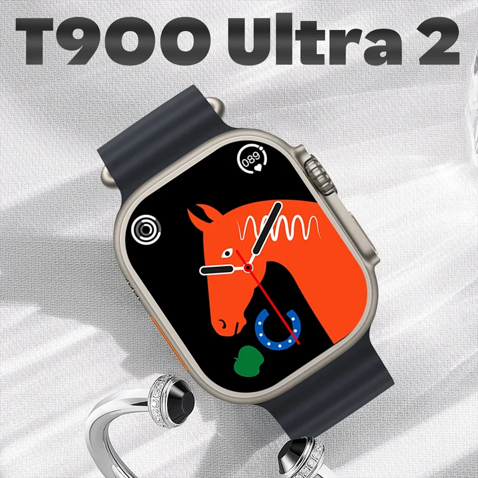Original T900 Ultra 2 Smart Watch 49mm Men Women Bluetooth Call BT Music Game Wireless Charging NFC Smartwatch For Android IOS