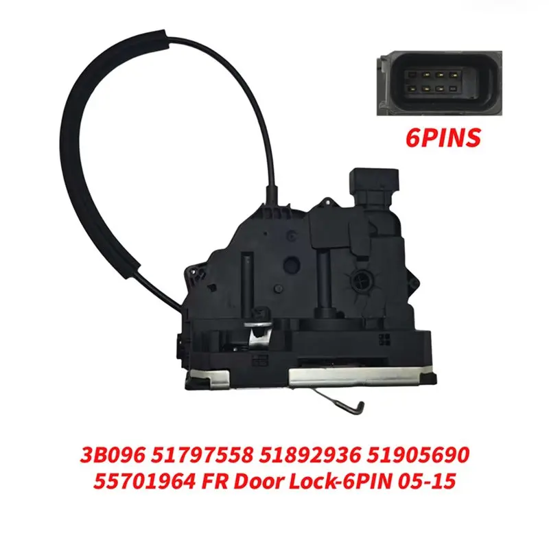 AA01-Car Front Door Lock Latch Actuator Mechanism RHD For Fiat Grande Punto Alfa Romeo 05-15