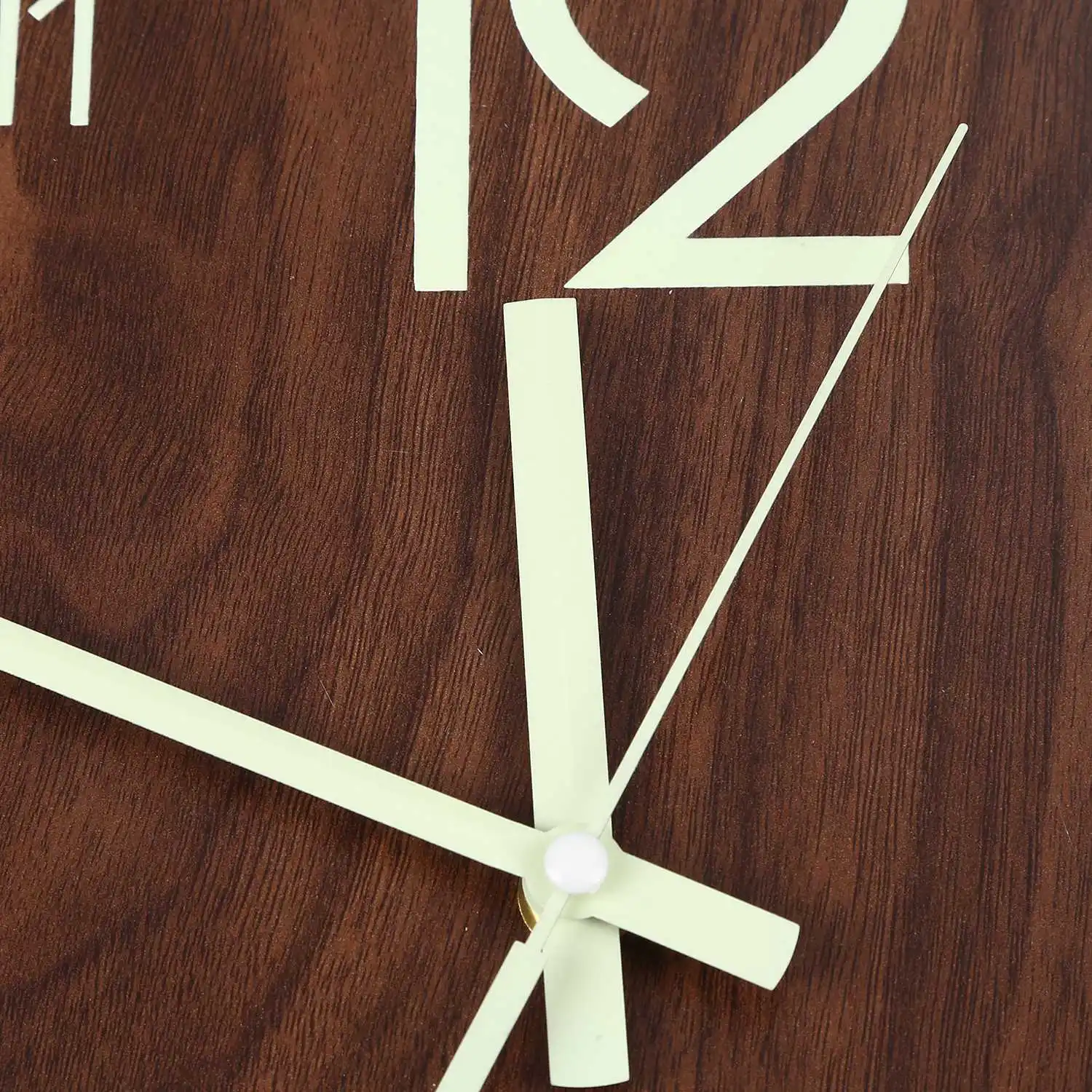 ABMR-Luminous Wall Clock,12 Inch Wooden Silent Non-Ticking Kitchen Wall Clocks With Night Lights For Indoor/Outdoor Living Room