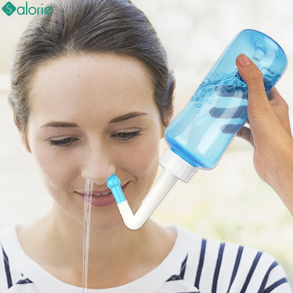 Nose Wash Cleaner Nasal Irrigator Rinse Bottle Nose Protector Avoid Allergic Rhinitis Adults Children Neti Pot 300ML or 500ML