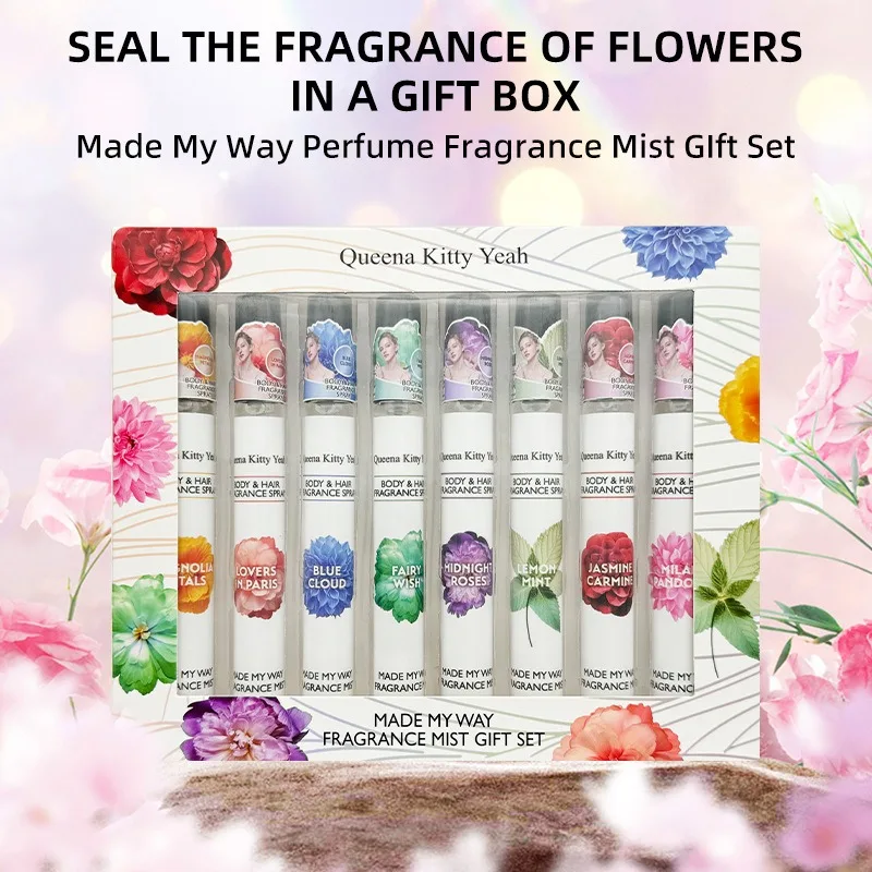 8pcs-women-perfume-gift-set-floral-fruity-fragrance-long-lasting-trial-vials-portable-eau-de-parfum-elegant-luxury-collection
