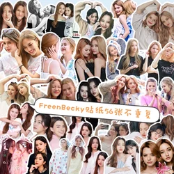 56PC/SET Freenbecky Freen Becky Stickers Thai TV From GAP The Series Photo Hand Account Material Notebook Cup Phone DIY Sticker