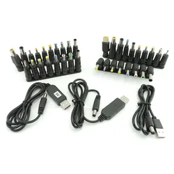 Câble d'alimentation USB 5V à 9V, 8.6V, 12V, 12.6V, convertisseur technique Step Ets, 2.1x5.5mm, prise à 8, 10, adaptateur mâle A7