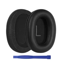 1Pair Replacement Protein Leather Ear Pads Cover Muffs Cushions Kit Earpads Repair Parts For Mpow H12 H10 H5 Wireless Headphones