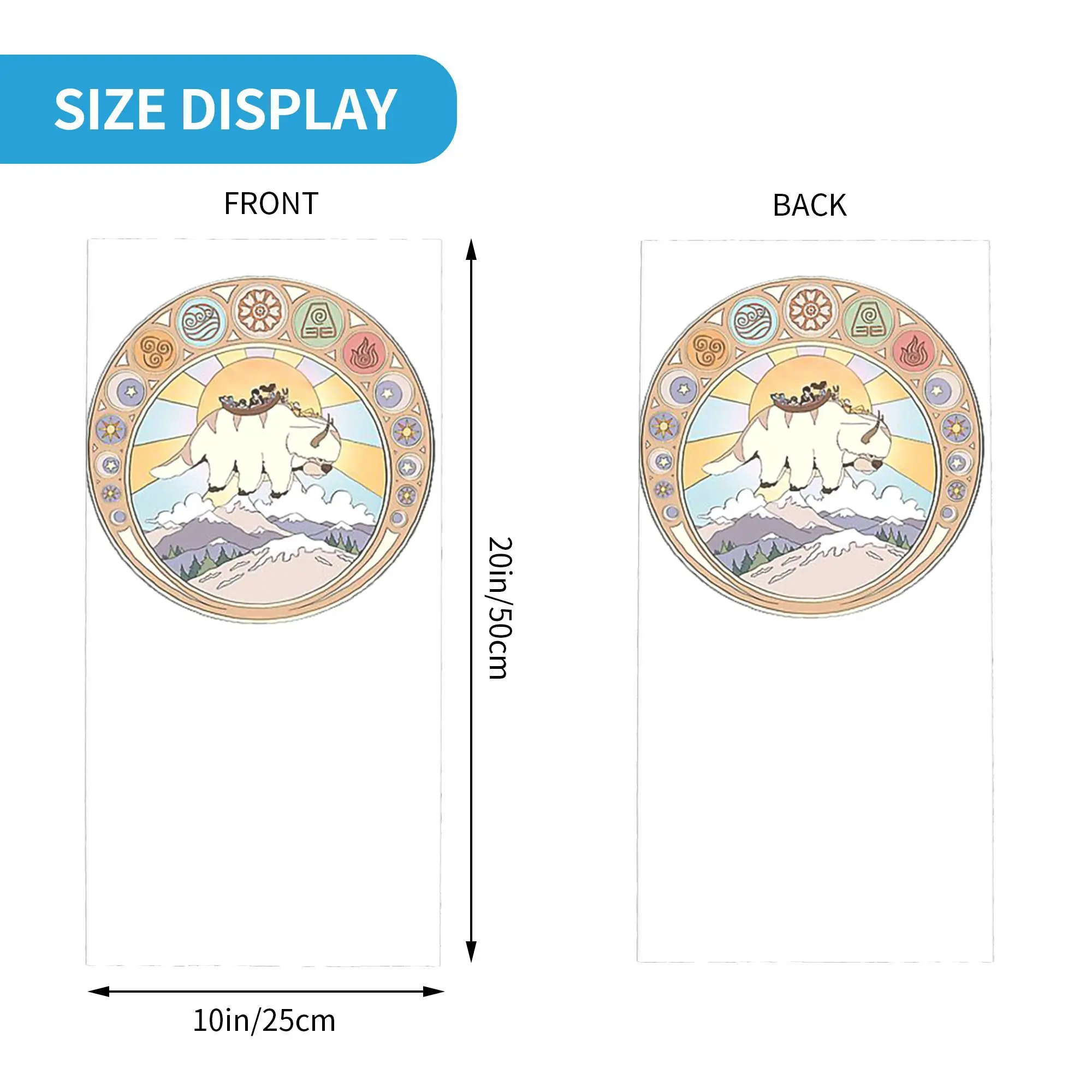 تصميم الصورة الرمزية والعناصر غطاء الرقبة باندانا قناع مطبوع وشاح متعدد الوظائف لركوب الدراجات