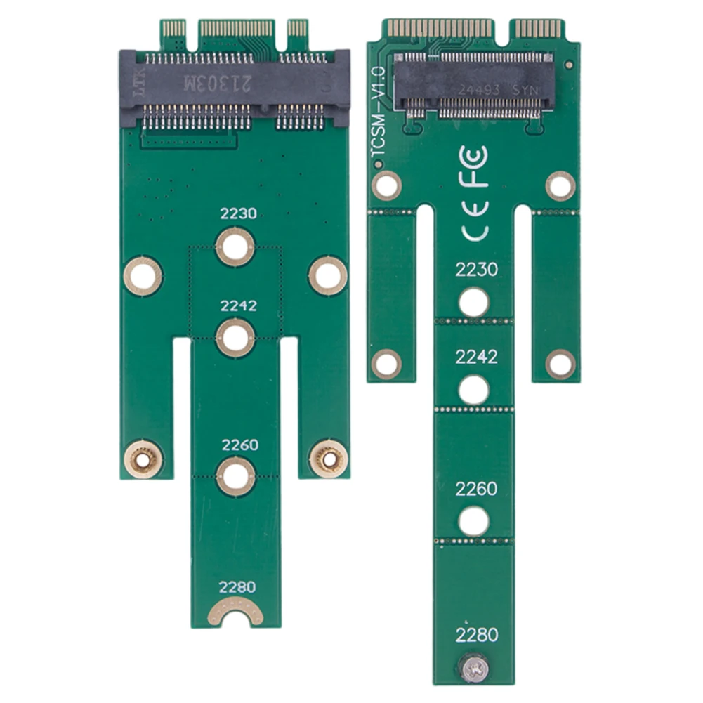 M.2 Ngff Ssd Mannelijke Converter Msata Naar Ngff Zet Kaart Msata Ngff Om Naar Msata Mannelijke Riser M.2 Adapter Voor 2230-2280 M2 Ssd