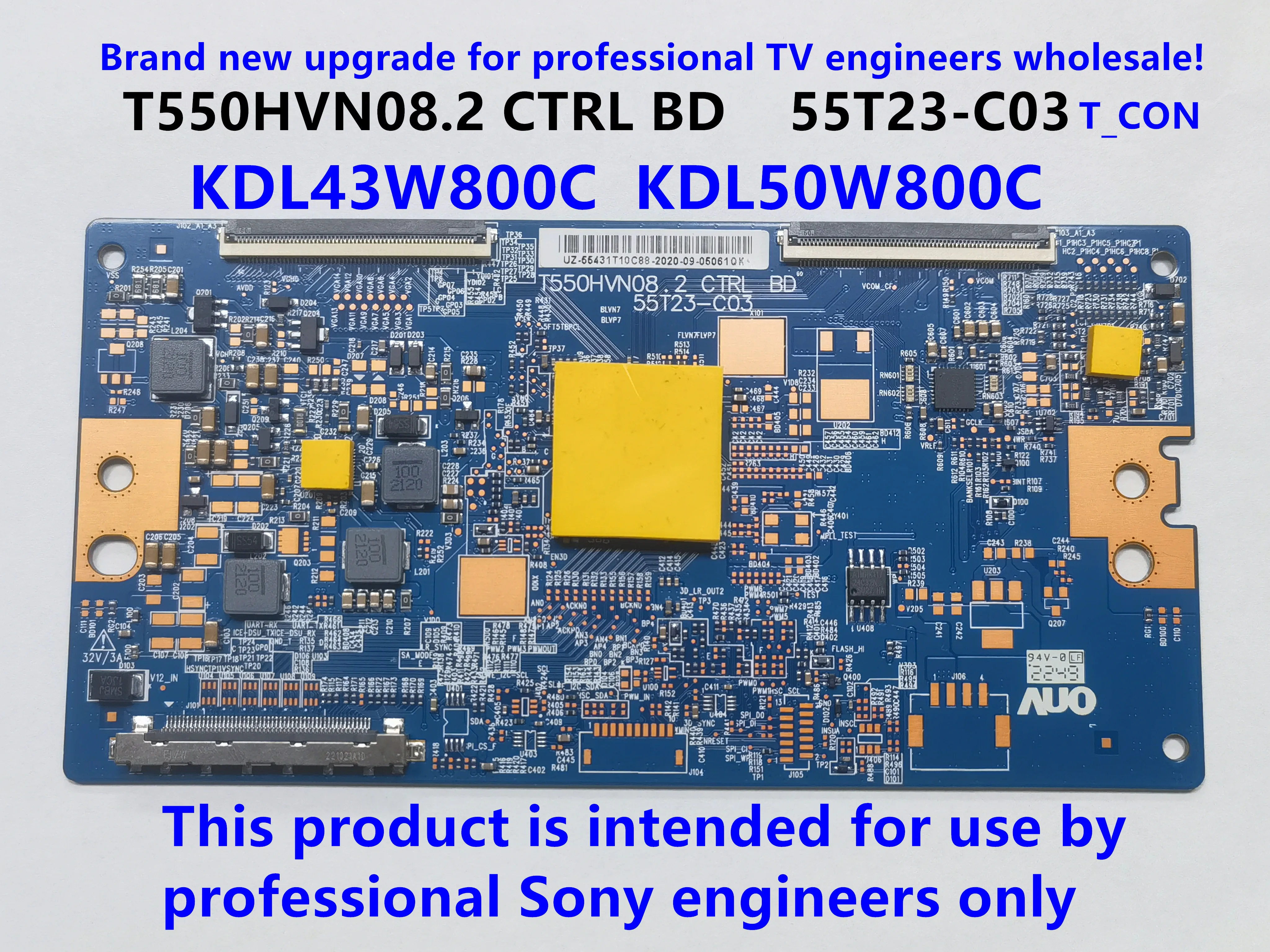 Материнская плата для ЖК-телевизора TCON, для sony T550HVN08.2 CTRL BD 55T23-C03 43-55 KDL43W800C 43 "50" 55 ", абсолютно новая, для ремонта инженеров