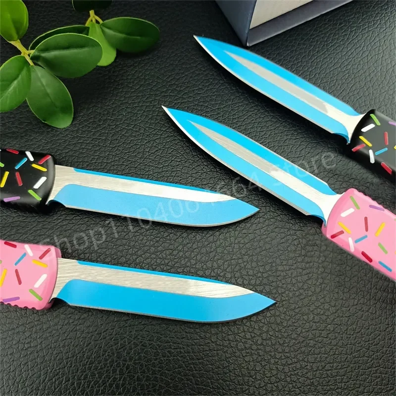 NEW UT85 Mic Folding Knife D2 Blade Aluminum Alloy Handle High Quality Outdoor EDC Camping Hiking Hunting Pocket Knives