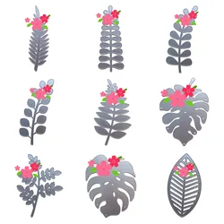 YINISE SCRAPBOOK Metal Cutting Dies For Scrapbooking Stencils LEAVES DIY PAPER Album Cards Making CRAFTS Embossing Die CUT