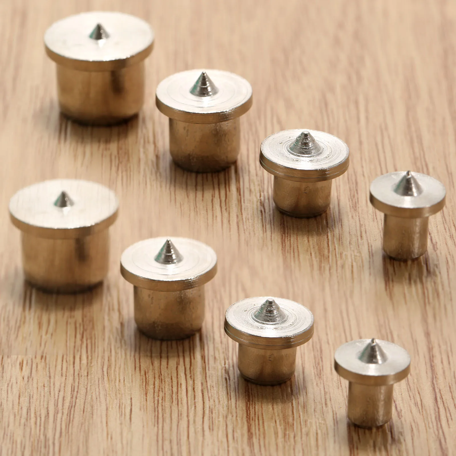 8pcs Woodworking Tools Dowel Centre Point Pin Set 6/8/10/12mm Dowel Tenon Center Set Transfer Plugs Wood Drill Power Accessories