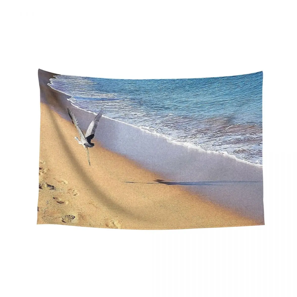 Blue Crane Flight to Freedom Tapestry Wall Decoration Wall Hanging House Decorations Tapestry