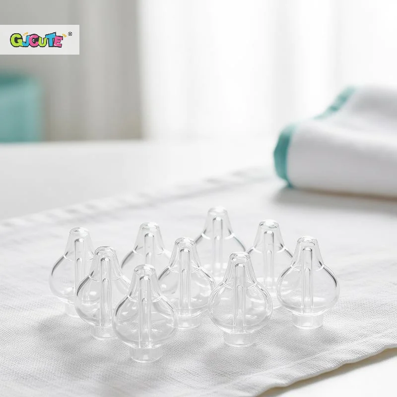 1/6/10Pcs Children's Nose And Mouth Irrigator Reusable Nasal Syringe Cap Soft Tip For Nose And Ear Wash