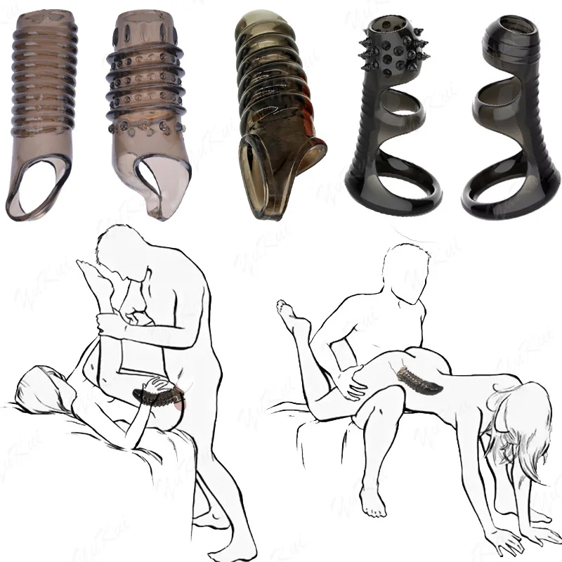 Reusable Penis Ring For Men Delay Ejaculation Stronger Erection Sex toys For Men Adult Product Linen Nozzle Cock Ring for couple