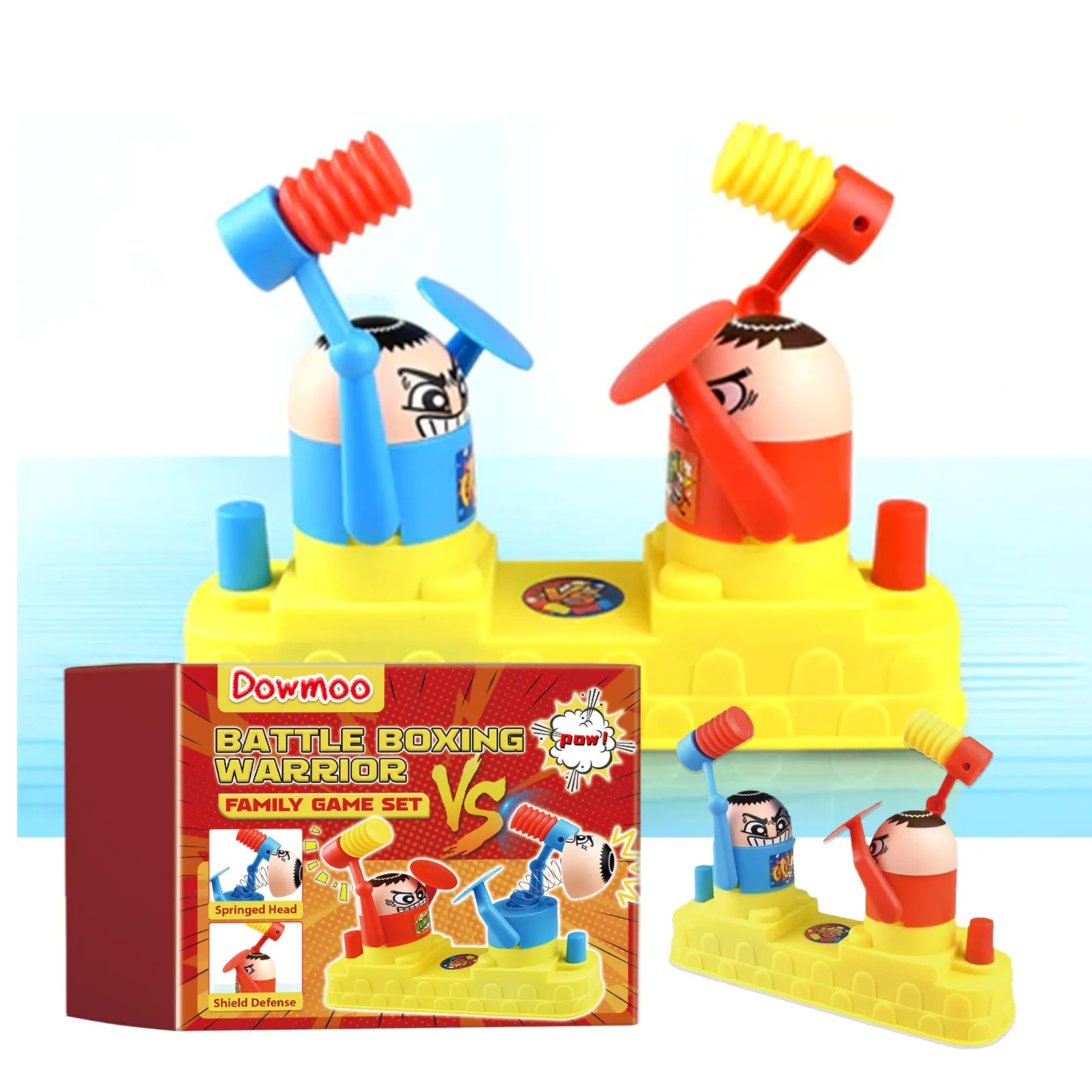 Combat Boxing Warrior Family Game Set Parent Child Fun Interactive Desktop Puzzle Game reduce pressure board party game gift kid