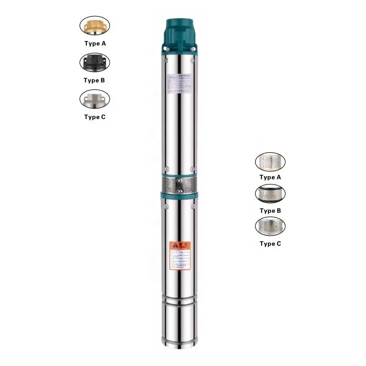 

New Type 4 Inch Electric Bore Hole Submersible Bore Deep Well Water Pump