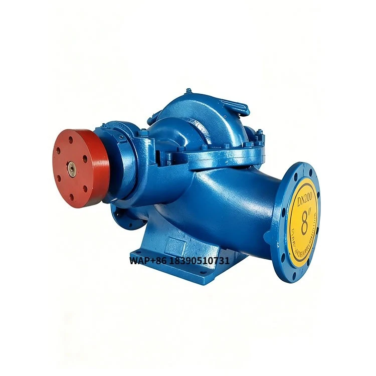 High Efficiency High Head Flood Control Pump Large Flow Irrigation Centrifugal Double Suction Pump