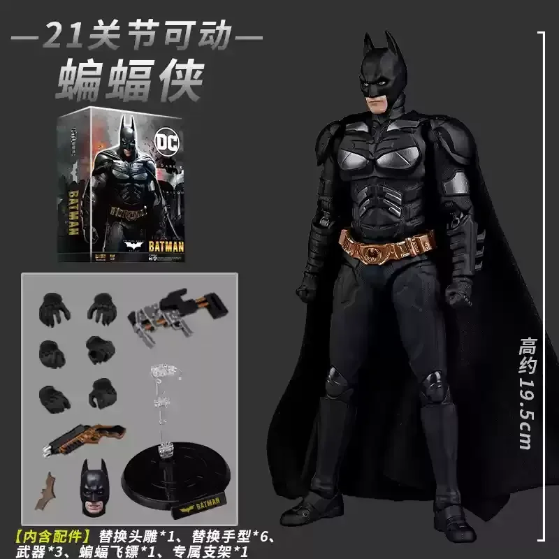 

New Hot Fondjoy 19cm Dc Movie Batman Black Knight Heath Ledger Clown Action Figures Model Toy Children'S Birthday Gift