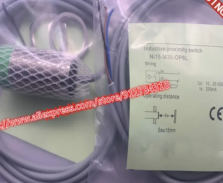 

3 шт. новый высококачественный бесконтактный переключатель NI15H-M30-OP6L NI15H-M30-ON6L