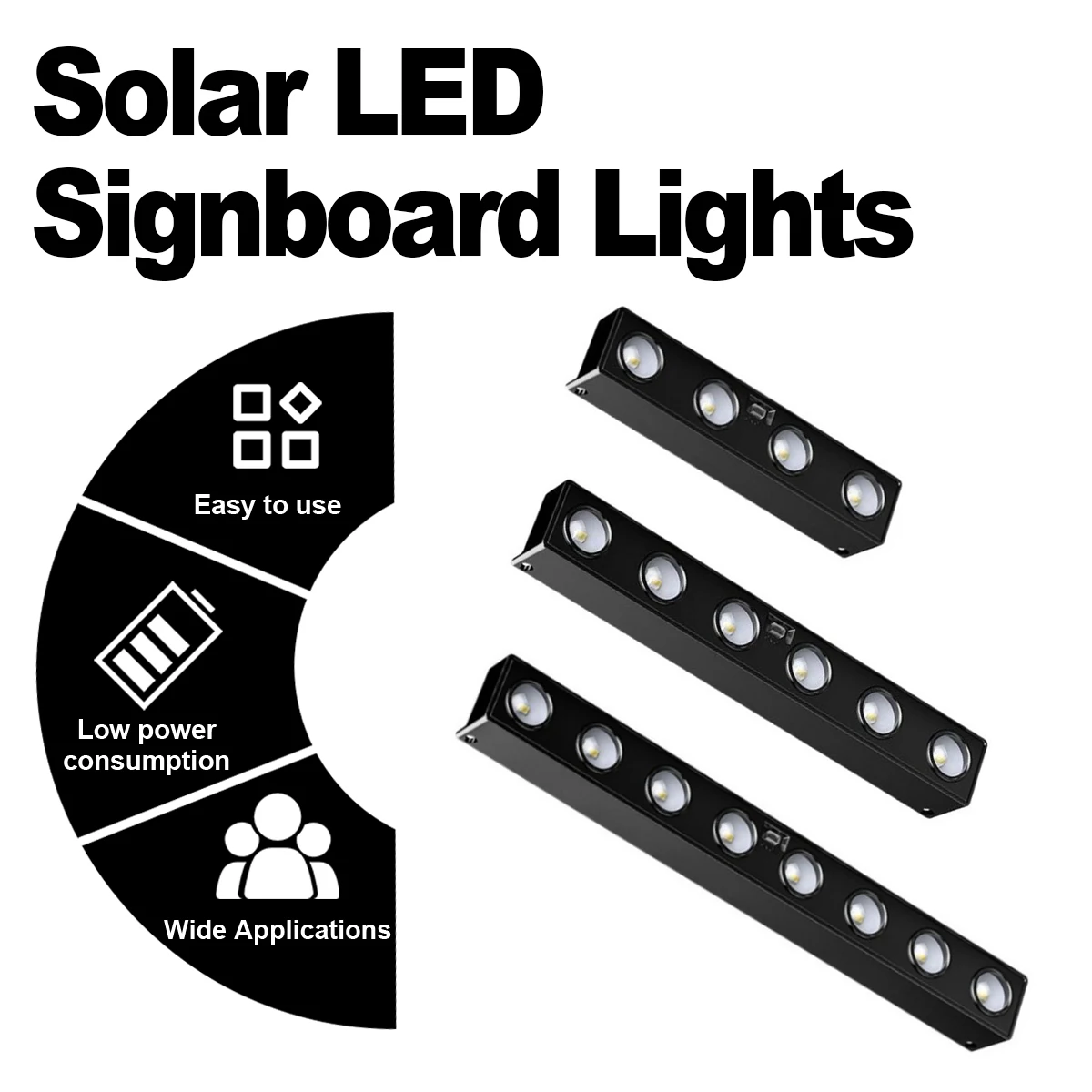 

Led Solar Wall Light Outside Lights Intelligent Control Waterproof 3000k/6000k Outdoor Wall-mounted 4-8leds Exterior Lamp Street