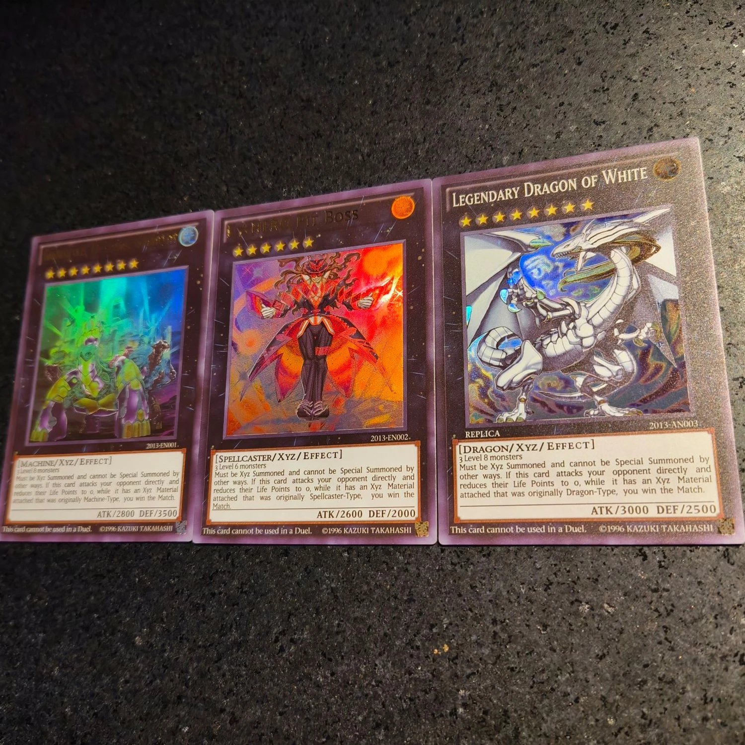 3 قطعة/المجموعة Diy بها بنفسك ذاتية الصنع يو غي أوه! Wcs World Congress Collection Card Color Flash Ygo Wcs ألعاب هدايا التنين الأبيض ذات العيون الزرقاء