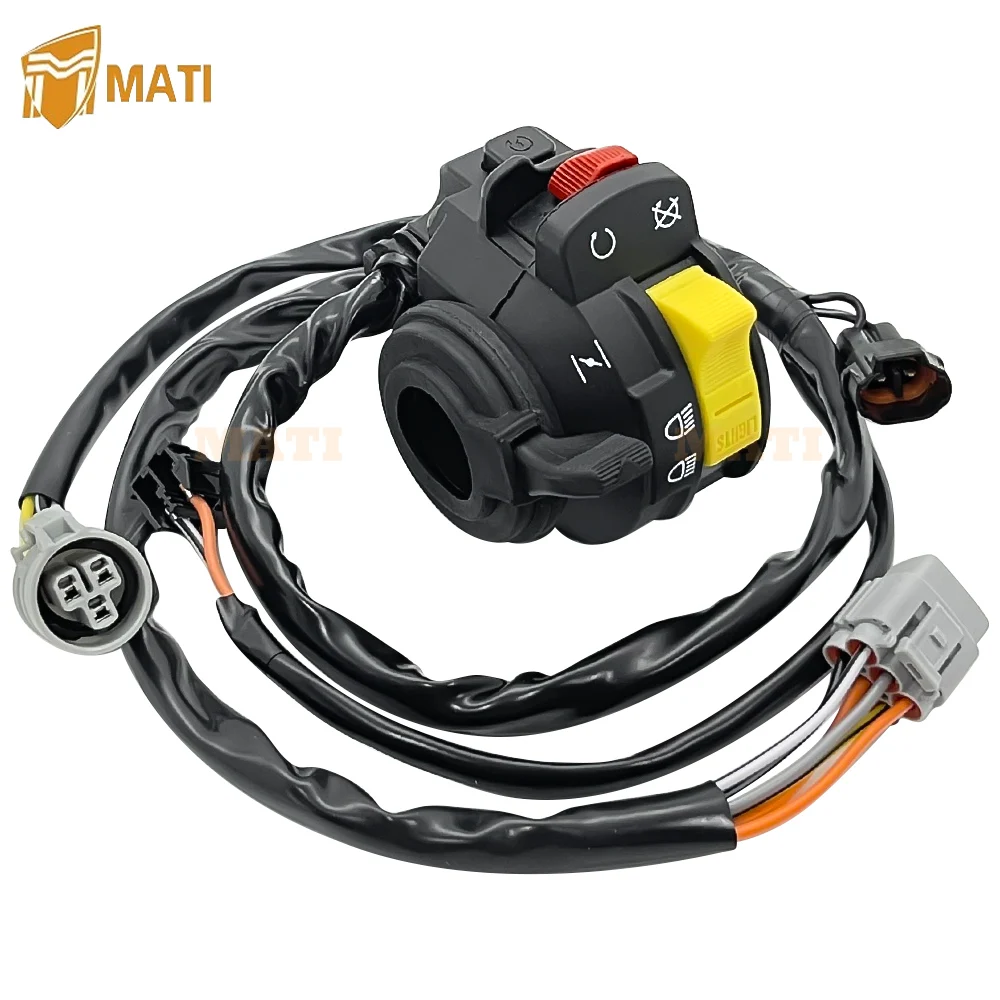 

M MATI Left Handlebar Switch Start Stop Kill Headlight for Arctic Cat DVX 400 2006-2008 3509-011