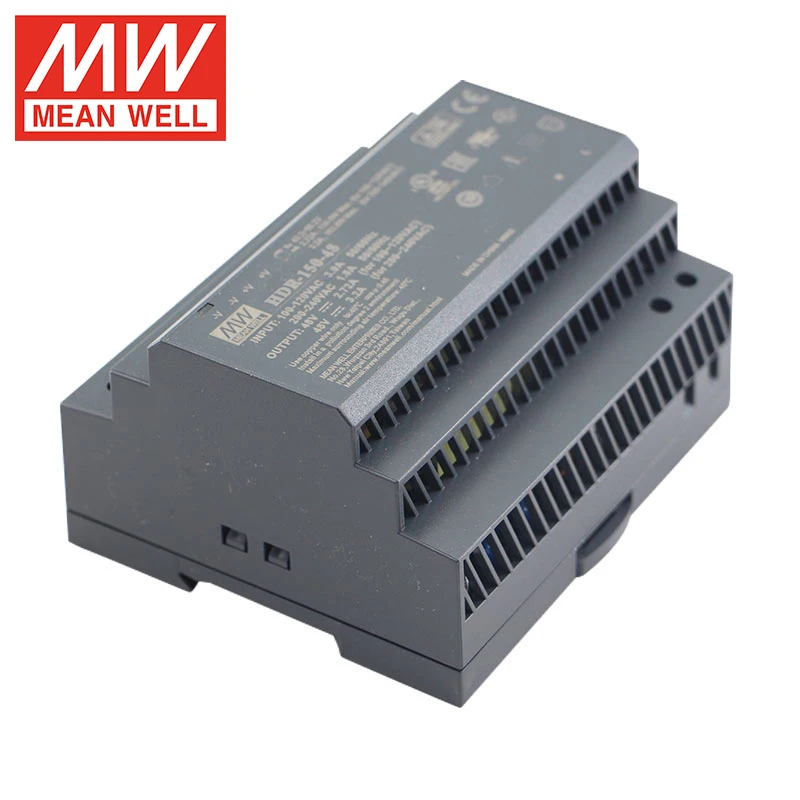 Mean Well HDR-150W 12/24/48V DIN Rail Power Supply Industrai High Quality meanwell DC Ultra Slim Step Shape Power Unit SMPS