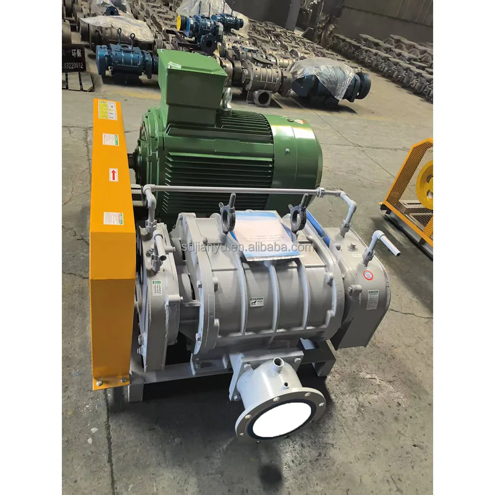 Explosion Proof JYSR150 Three Leaf Roots Blower with air Volume of 22m ³/min, 34.3kPa, 15kW for Chemical  Transportation